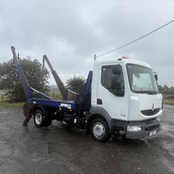 Renault Midlum Skip loader Euro 6