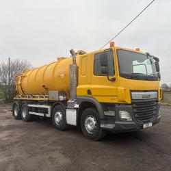 DAF CF 370 Stainless Vacuum Tank Euro 6