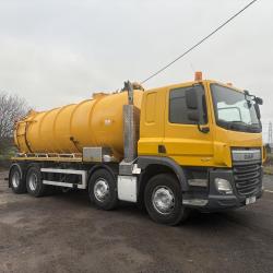 DAF CF 370 Stainless Vacuum Tank Euro 6