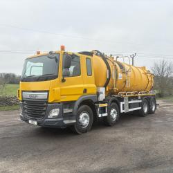 DAF CF 370 Stainless Vacuum Tank Euro 6
