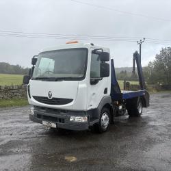 Renault Midlum Skip loader Euro 6