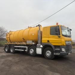 DAF CF 370 Stainless Vacuum Tank Euro 6