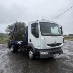 Renault Midlum Skip loader Euro 6